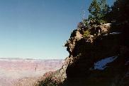 Overhang at Hopi point, GC
